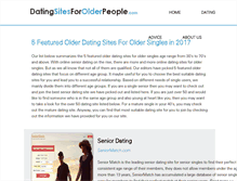 Tablet Screenshot of datingsitesforolderpeople.com